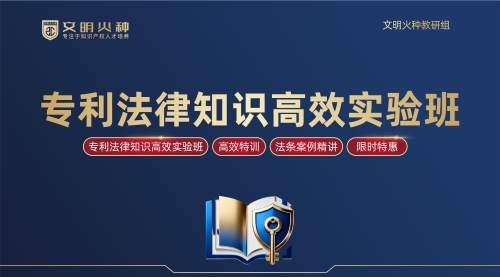专利法律知识高效实验班